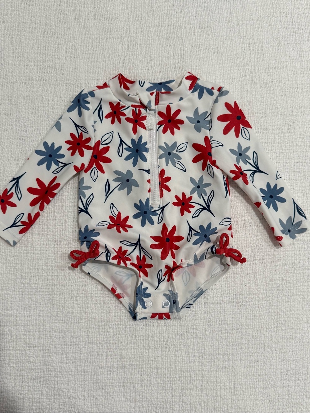 Carters 4th of July One Piece Rash Guard 3M